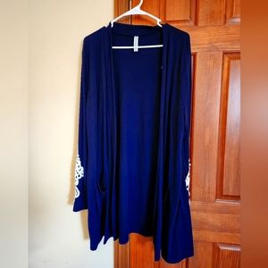 Zenana Premium open front cardigan, size 3x.